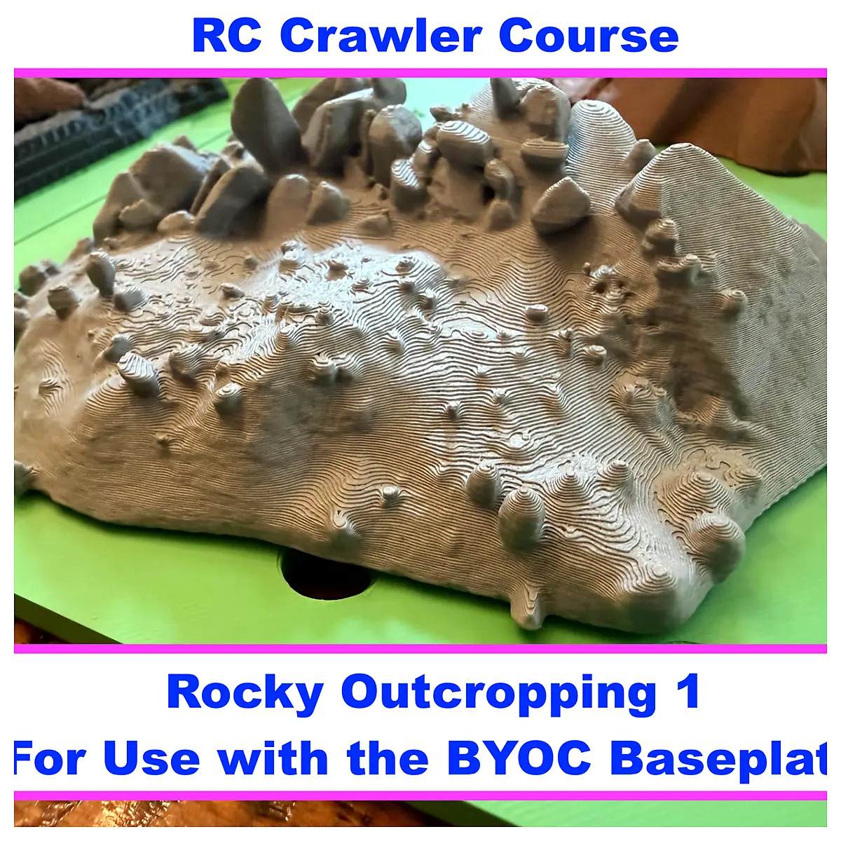 BYOC Rock Outcrops Desktop Model Accessories Terrain Decoration Scene Building s Tabletop Game Parts Figure Accessory Components