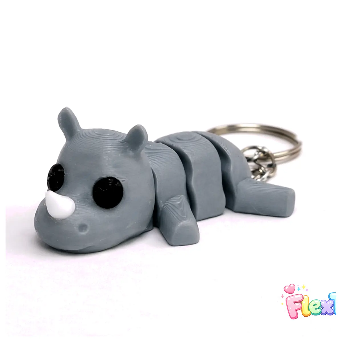 Cute Movable Rhinoceros Toy Realistic Rhino Model Animal Figurine Children s Birthday Gift Zoo Decoration Lifelike Rhino