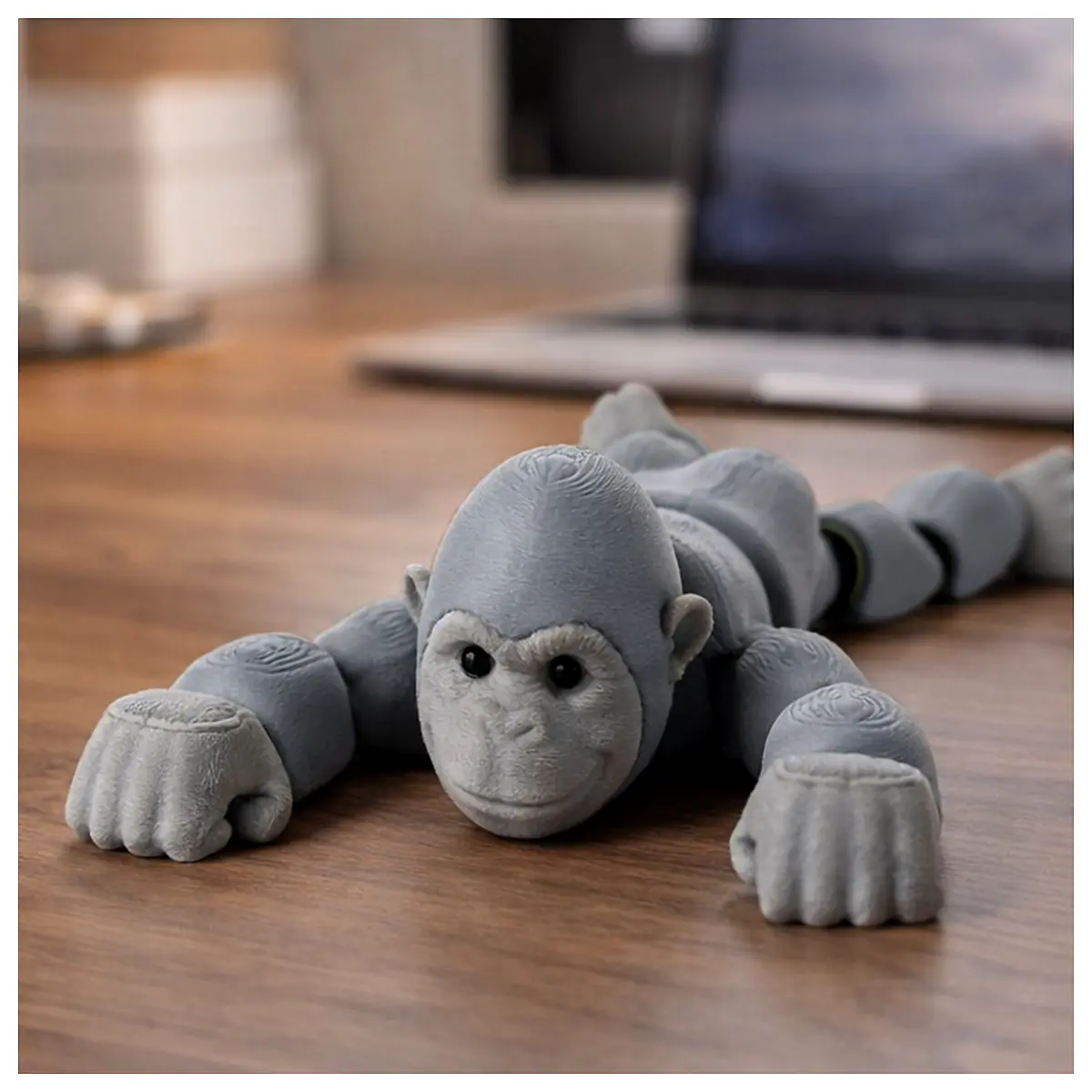 Moving Joint Gorilla Toy Stress Relief Desk Fun Figurine Flexible Joints Puzzle Play Relaxing Kids Adults