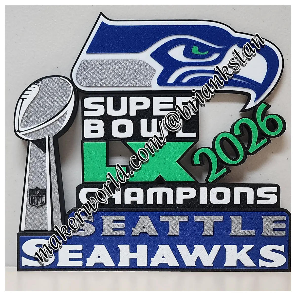 Seattle 2026 Display Collectible Team Memorabilia Desk Decoration Collectibles Gift