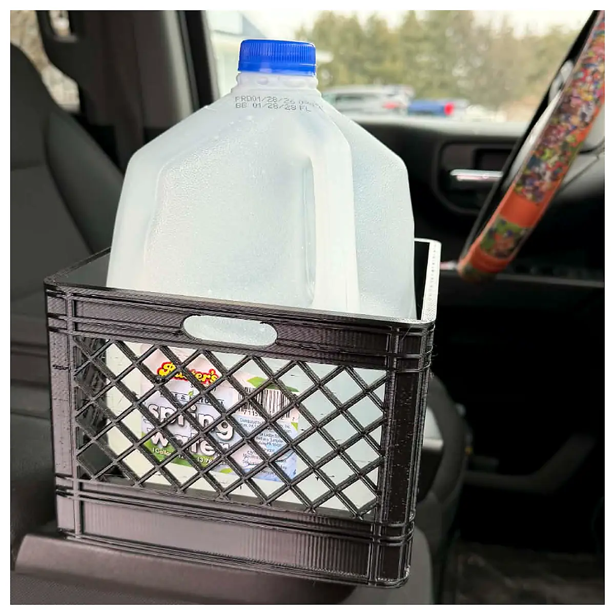 Milk Box Gallon Cup Adapter Universal Cup Holder Adapter for Milk Buckets Drink Dispenser Accessories Cup Holder Converter