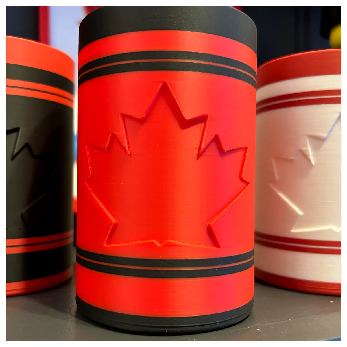 Canada Olympic Insulated Cup Sleeve Red Sports Drink Holder Accessory Insulated Cup Cover Outdoor