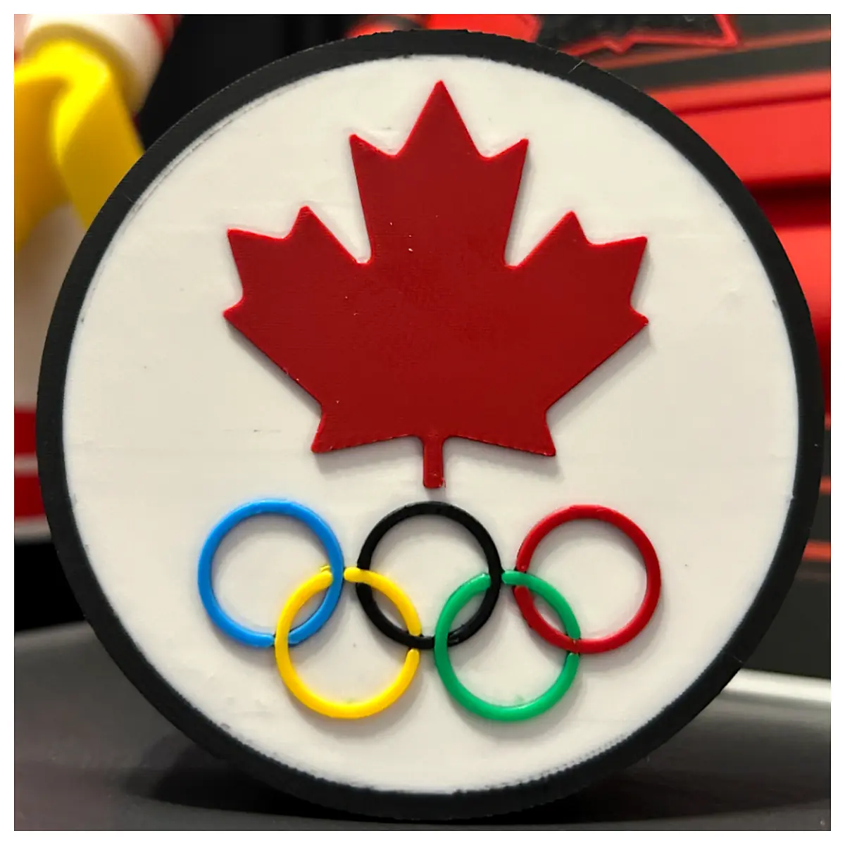Canada Olympic Hockey Ice Hockey Theme Decor Gift 100th Anniversary Commemorative Item Ice Skating Collectible Ice Hockey Gift