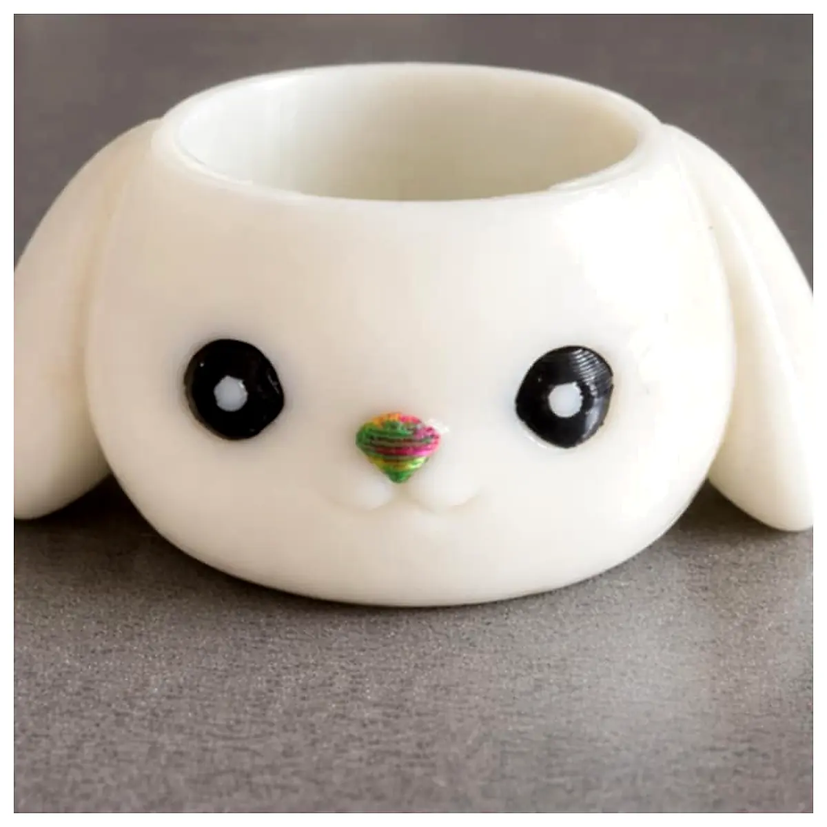 Easter Bunny Bowl Decoration Egg Easter Gift Rabbit Toy Party Supplies Easter Bunny Bowl Decorate Eggs Festive Gift Rabbit Toys Party Supplies