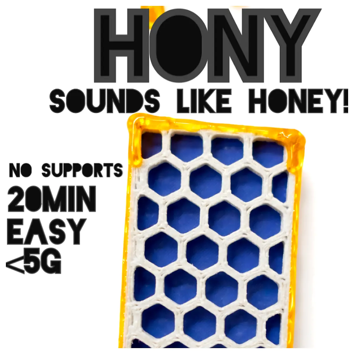 Honey Sound Therapy Toy Stress Relief Relaxation Child Sensory Toy Baby Gift Soothing Teether Alternative