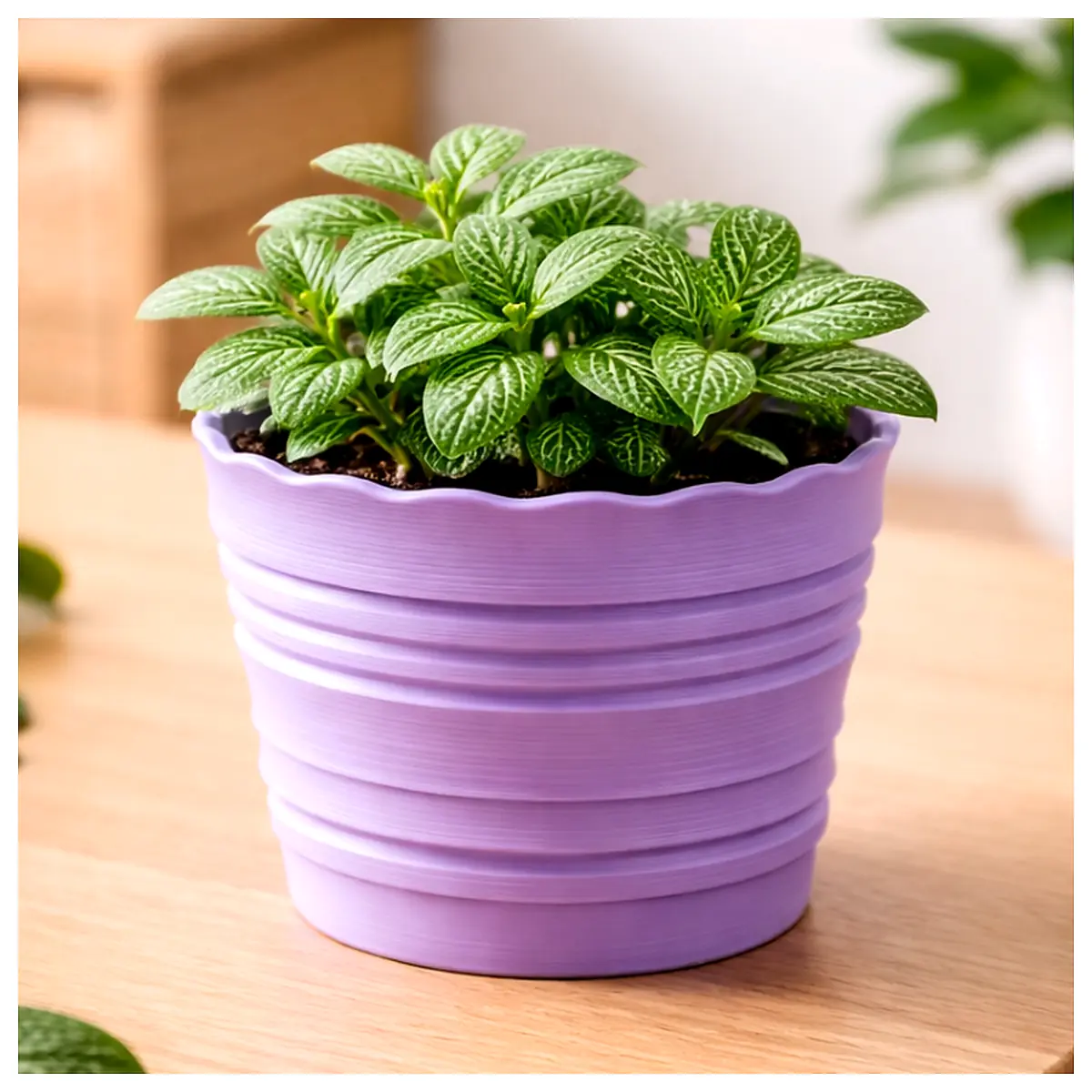 Modern Wave 3D Printed Flower Pot Creative Garden Decor Indoor Outdoor Planter Accessories Landscape Flower Boxes Multi functional
