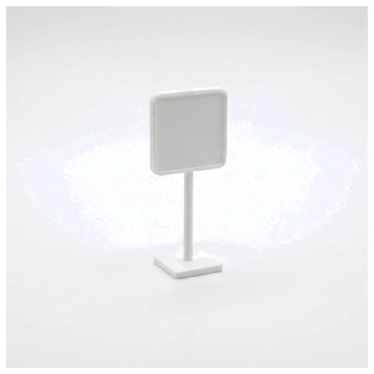 Mini Sign Holder Silent Display Stand Wall Mounted Info Board Silent Signage Display Bracket Indoor Outdoor Promotion