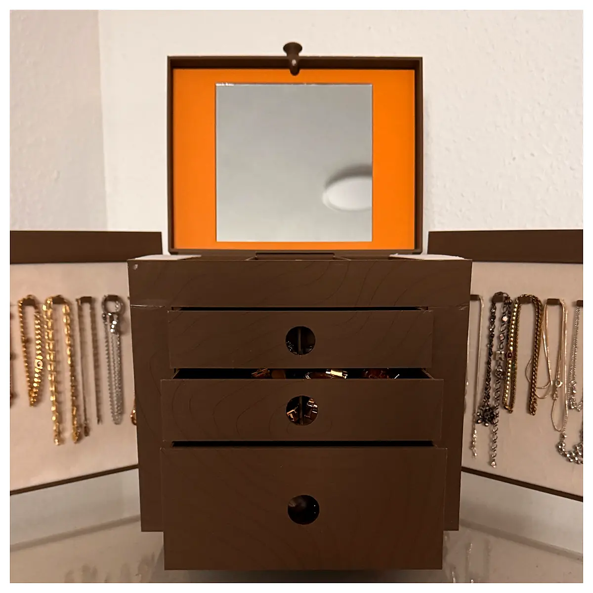 Fldi Jewelry Box Accessories Box Components Display Case Decoration Parts Assembly Tools Storage Solutions