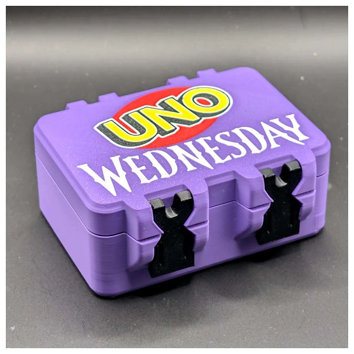 UNO Wednesday Card Box Snap Fit Locking System Toy Building Blocks Set Kids Educational Toys Creative Gift