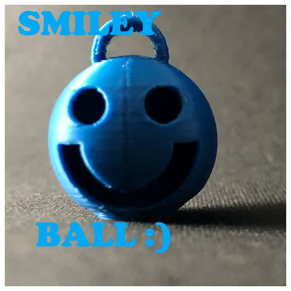 Smiley Ball Keychain Cute Cartoon Charm Keyring Decoration Friends Family