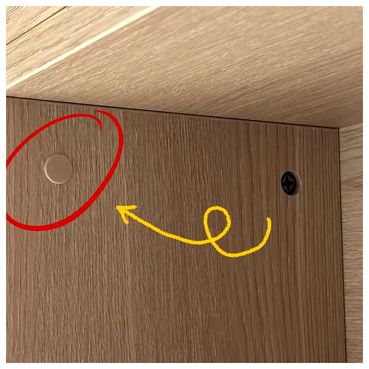 Three in One Panel Screw Hole Cover Set Wall Repair Accessories Cabinet Parts Wallboard Filler Decorative Panel