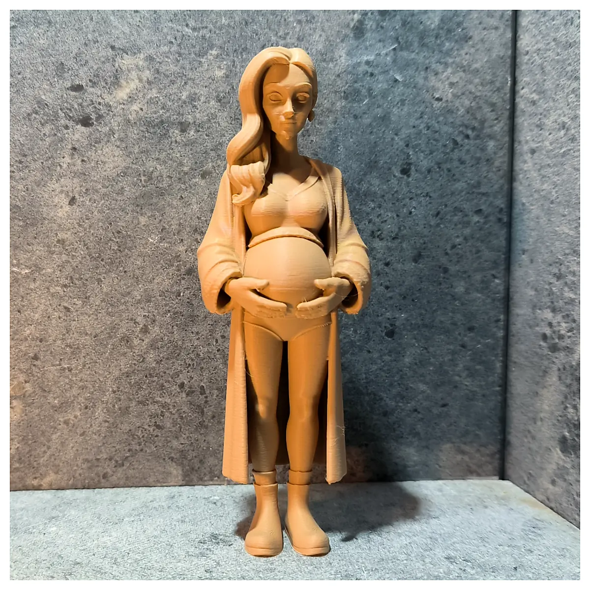 Pregnant Woman Statue Art Sculpture Decorative Gift Mother s Day Figure Mom Memorial Ornament Indoor Decoration Gift
