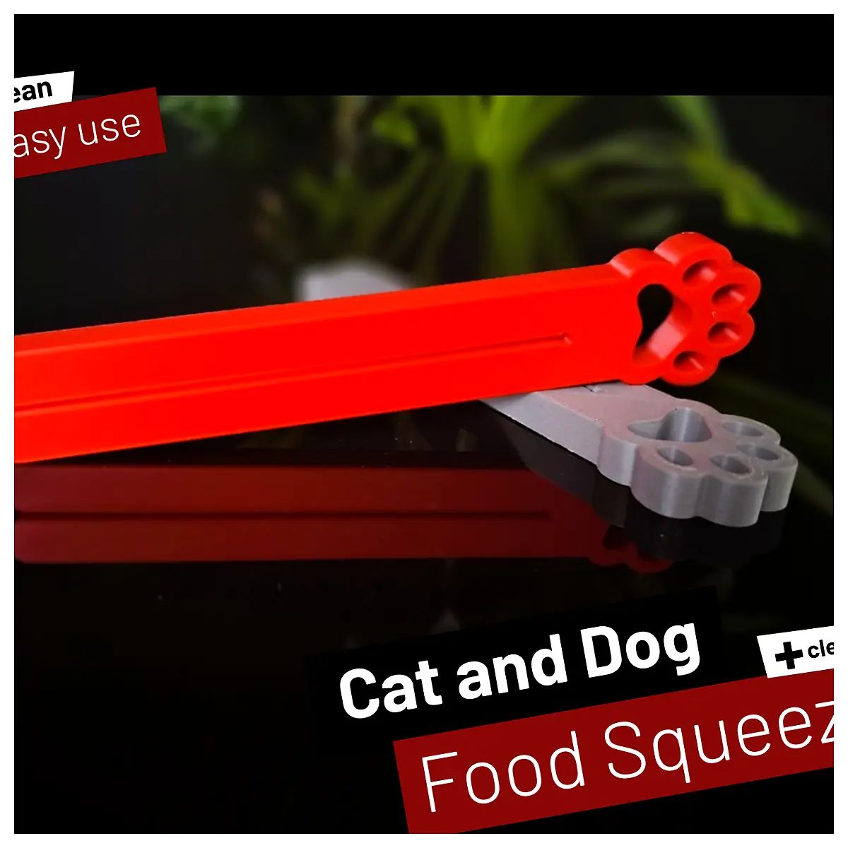 Cat Dog Food Squeezer Dispenser Pet Food Portioner Canned Food Opener Pet Food Container Feeding Accessories Easy Convenient