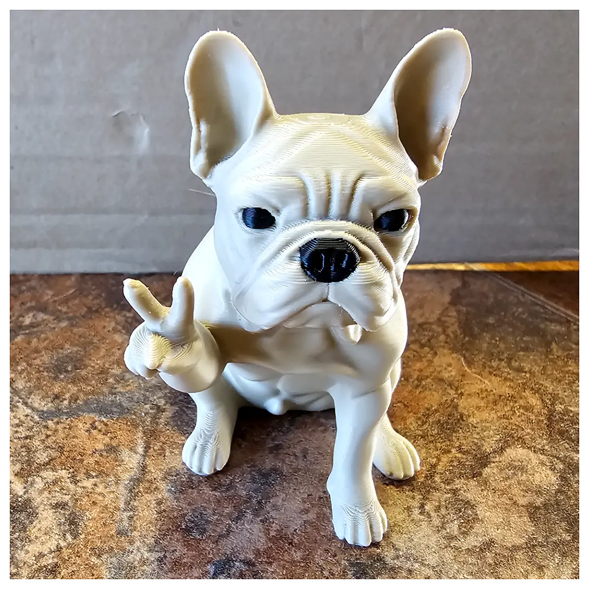 Peaceful Gesture French Bulldog Toys Training Puzzle Pet Accessories Dog Treats Play Interaction Pet Supplies