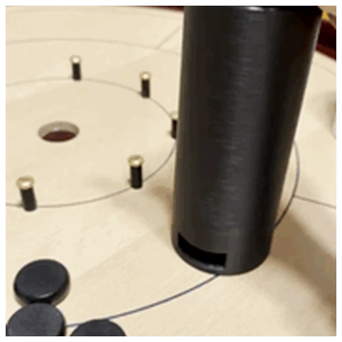 Crokinole Piece Distributor Rotating Accessory Game Parts Board Tool Fast Allocation Suitable for Crokinole Players Game Accessories