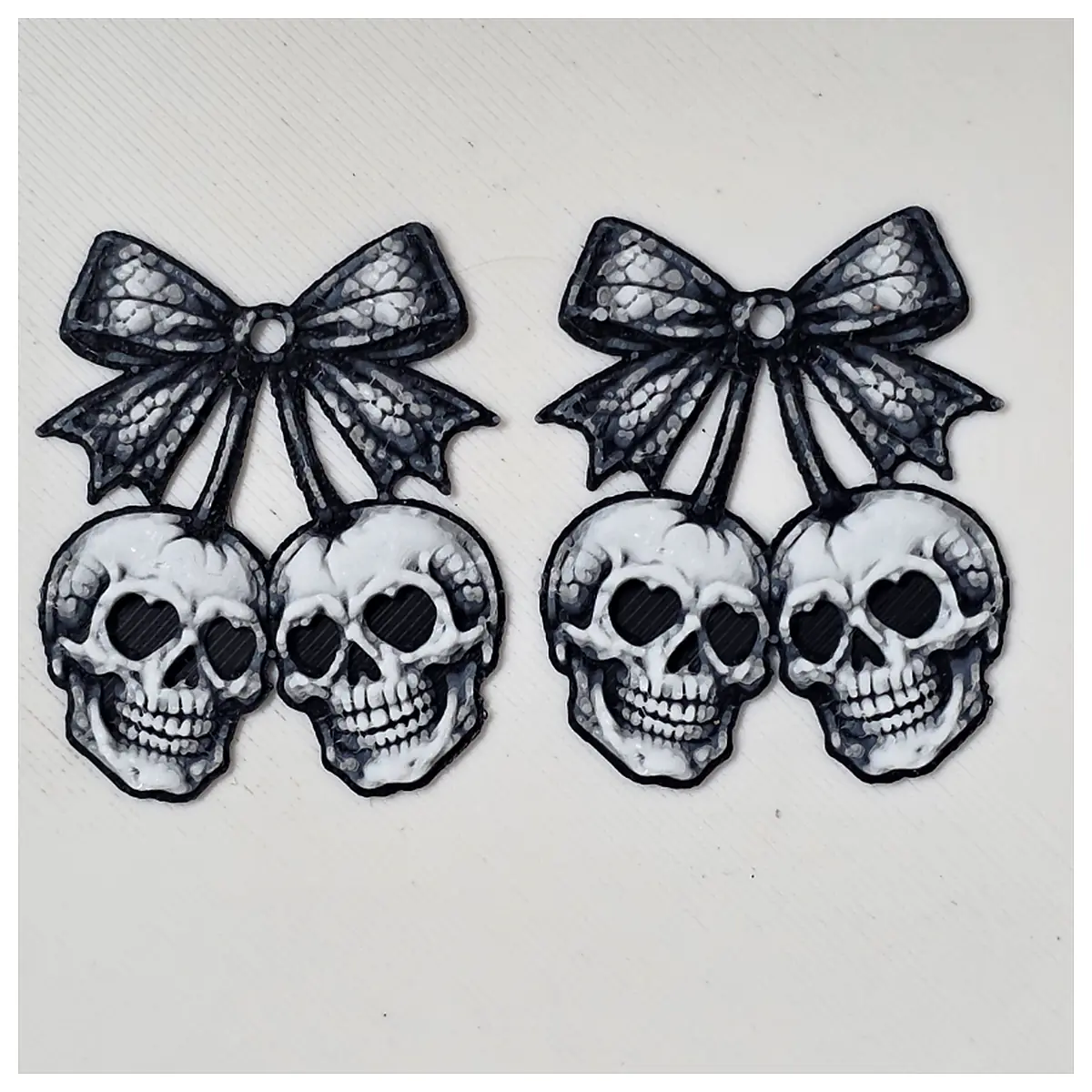 Skeleton Earrings Women Gothic Demon Skull Earring Bone Jewelry Punk Rock Accessories Cool Skull Earrings for Girls