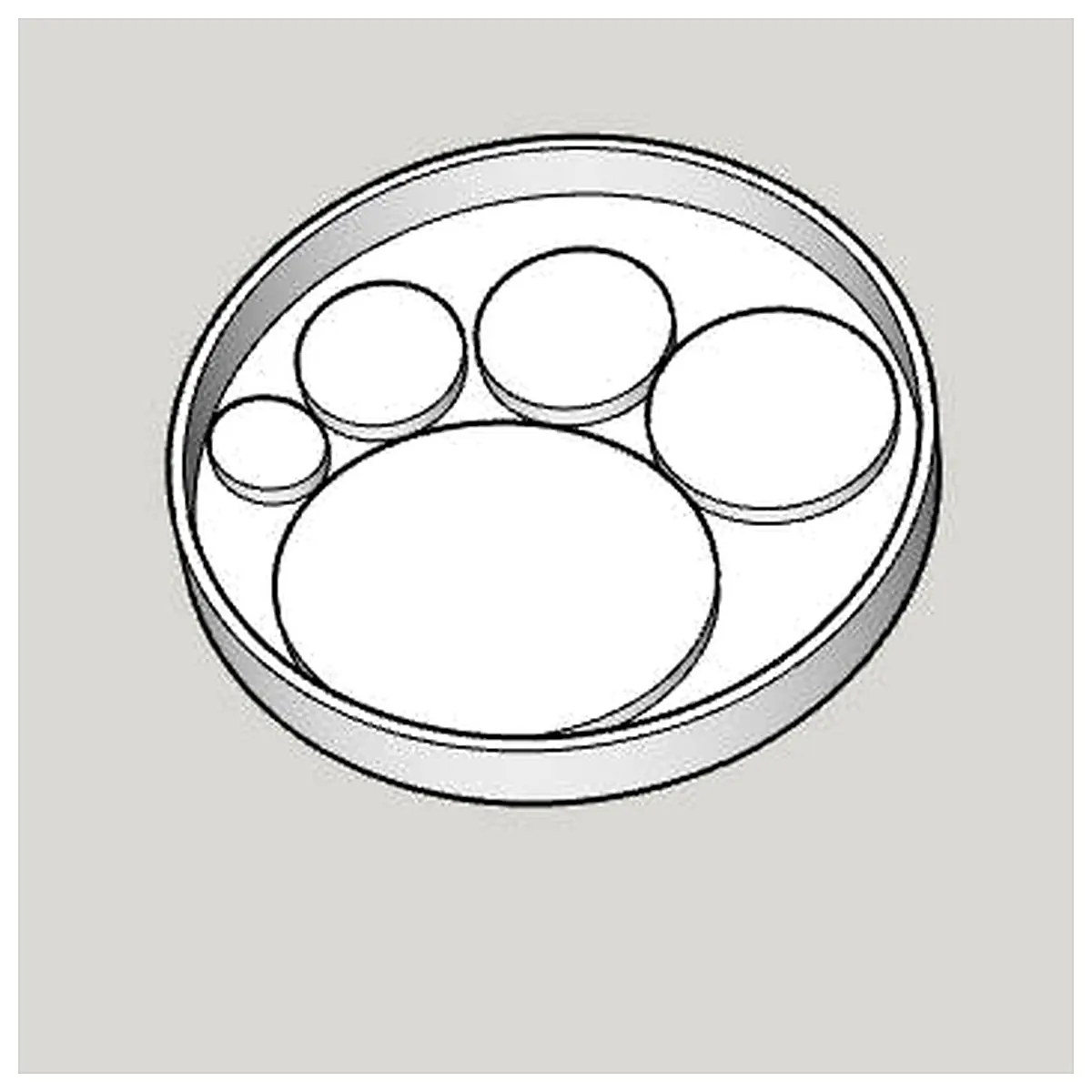 Succulent Planter Tray Cat Claw Pad Ventilation Tray Plant Base Tray Cactus Pot Stand Drainage Tray