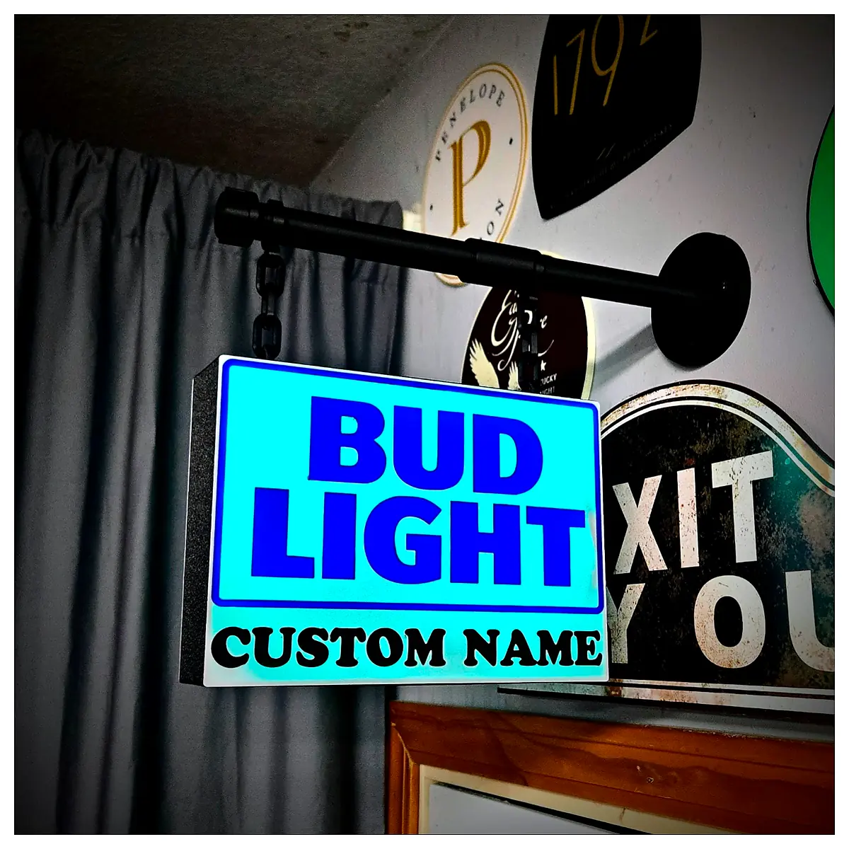 Double Sided Hanging Lager Beer Holder Beer Shelf Bottle Beer Stand Hanging Beer Rack Drink Holder Beverage Support