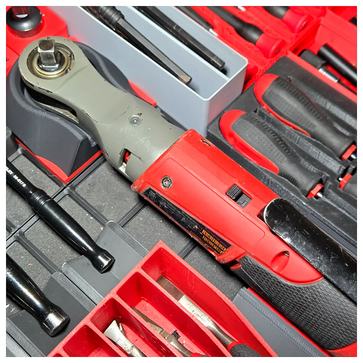 Gridfinity M12 38 Inch Ratchet Wrench Lightweight Tool Torque Wrench Fastening Accessories Mechanical Repair Parts
