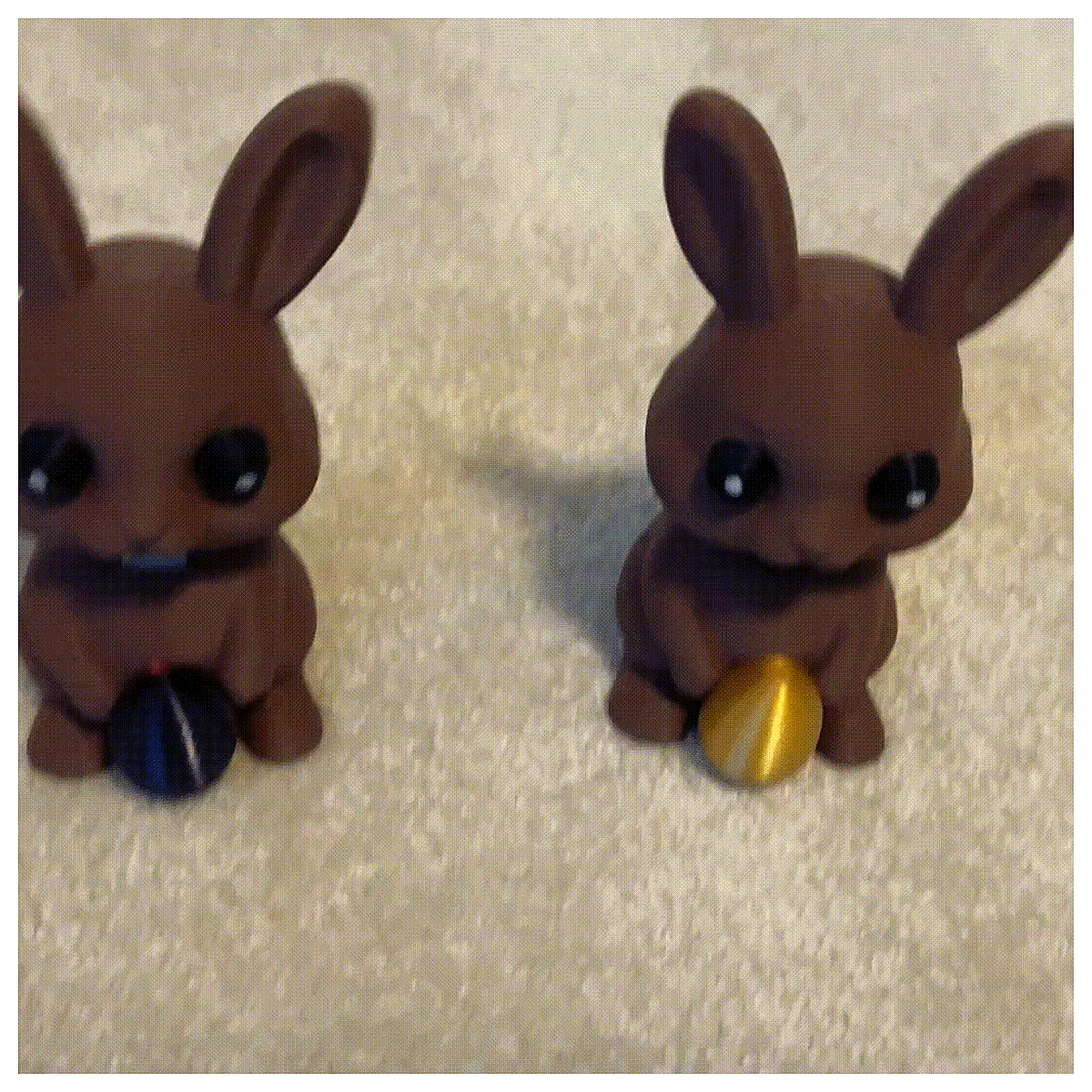 Cute Wobbling Rabbit Toy Soft Plush Pet Figurine Wobbling Small Rabbit Electronic Toy Puzzle Toy