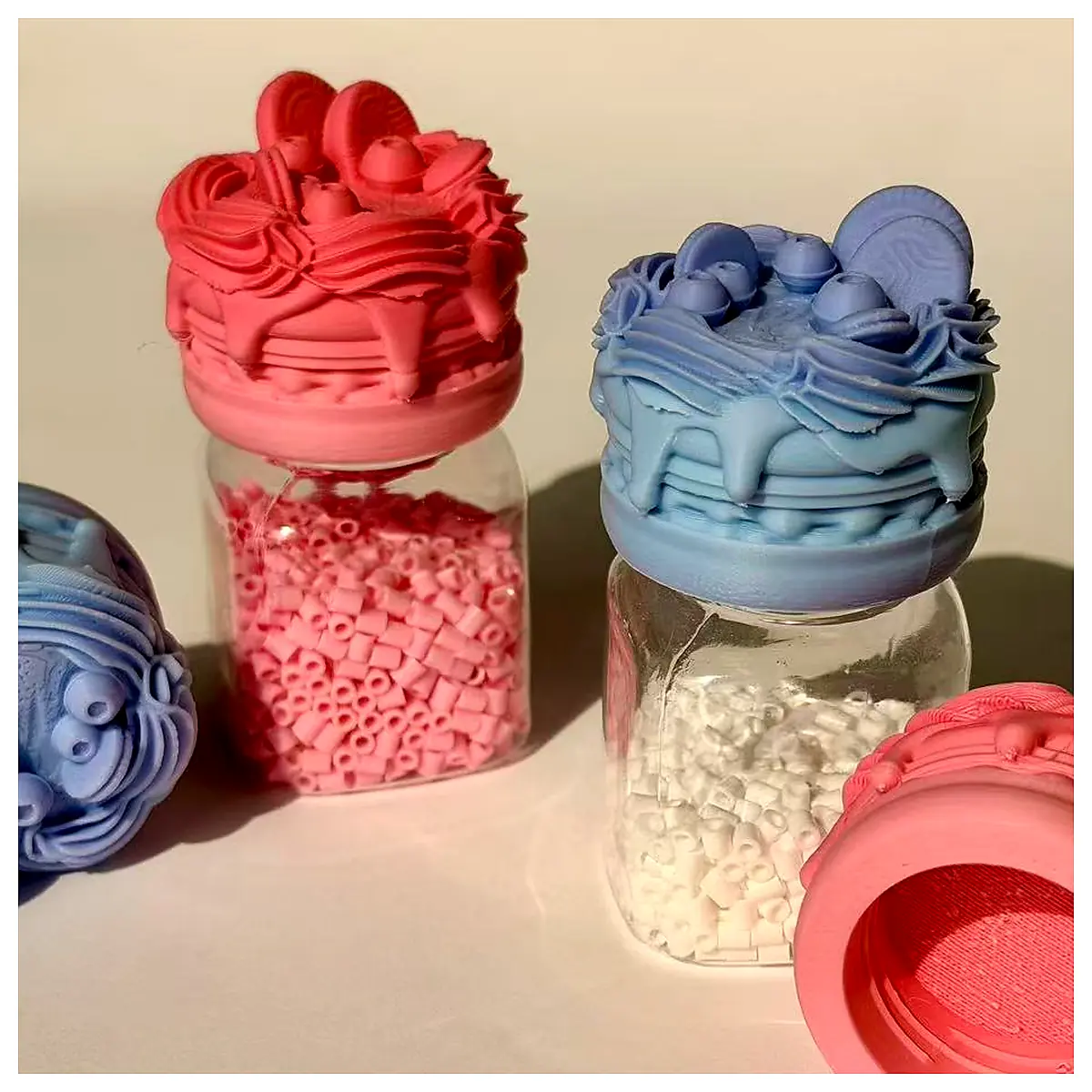Bean Jar Lid Cake Decoration Caps Cake Lids Cake Accessories Candy Lids Cake Decorations Cake Packaging