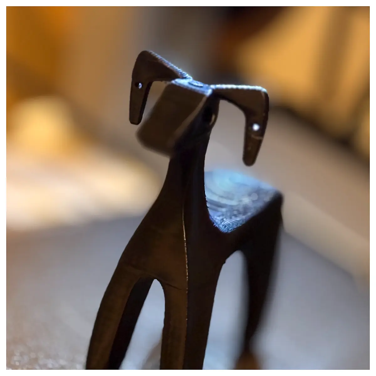 Simple Animal Sculpture Standing Statue Figurine Pet Decoration Home Interior Art Desk Ornament Modern Art