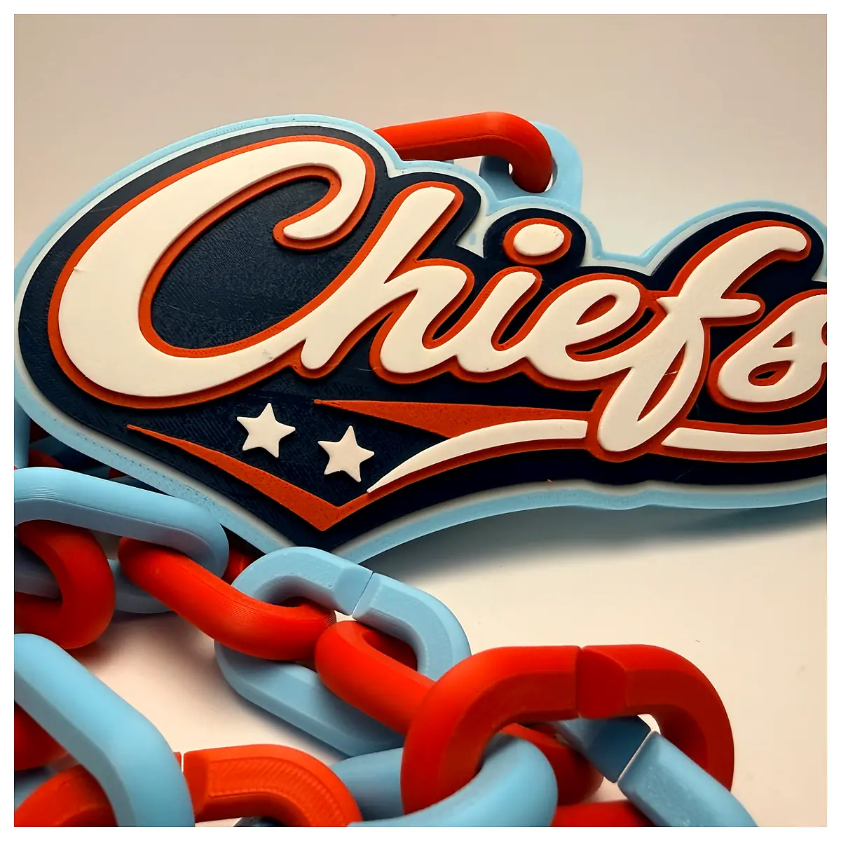 Chiefs Chain Pendants Little League Baseball Charm Team Accessory Youth Baseball Gear Player Gift League Decoration