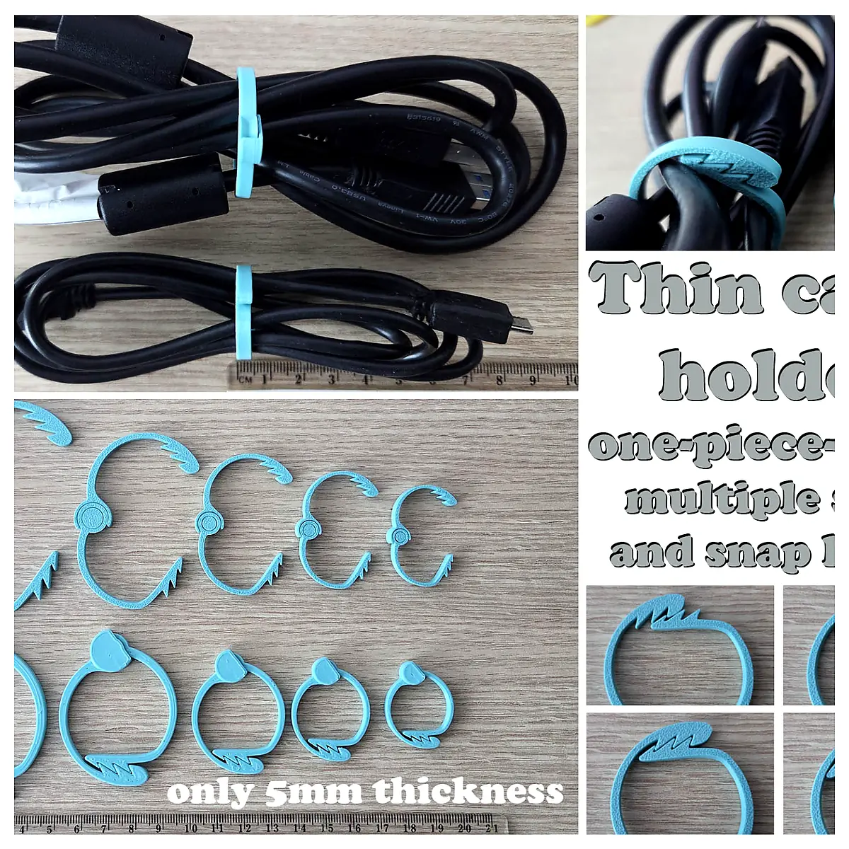Thin Cable Clamp Clips Fine Cables Binding Securing Support Car Parts Auto Electronics Repair Binding Clips