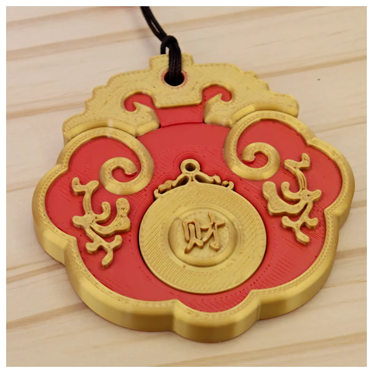 Lucky Charm Car Hanging Ornament Car Decoration Charm Car Accessories Replaceable Text Cute Small Ornament