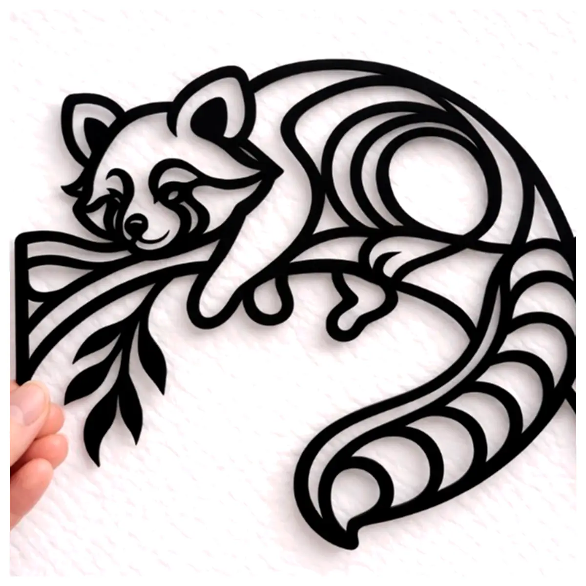 Wall Art Raccoon Animal Painting Decor Hanging Artwork Indoor Wall Decor Bedroom Living Room Decoration