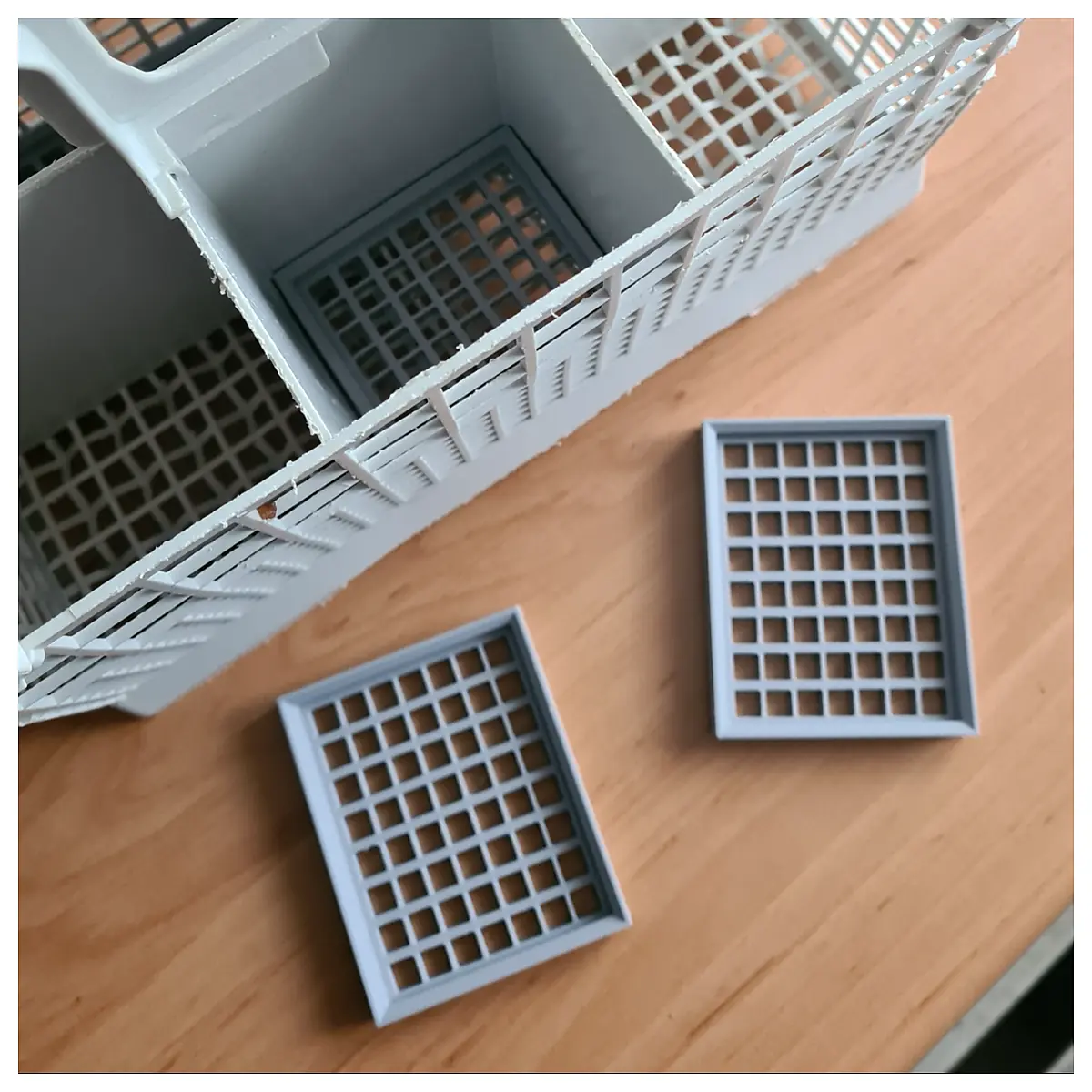 Dishwasher Basket Bottom Grille Bowl Strainer Mesh Drainage Net Filter Grid Kitchenware Accessory Dishwashing Basket Net