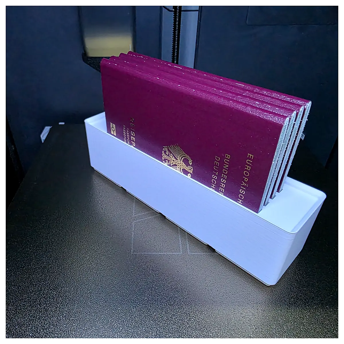 Gridfinity 1x4 Passport Holder Passport Case ID Card Wallet Travel Accessory Document Organizer Wallet Replacement