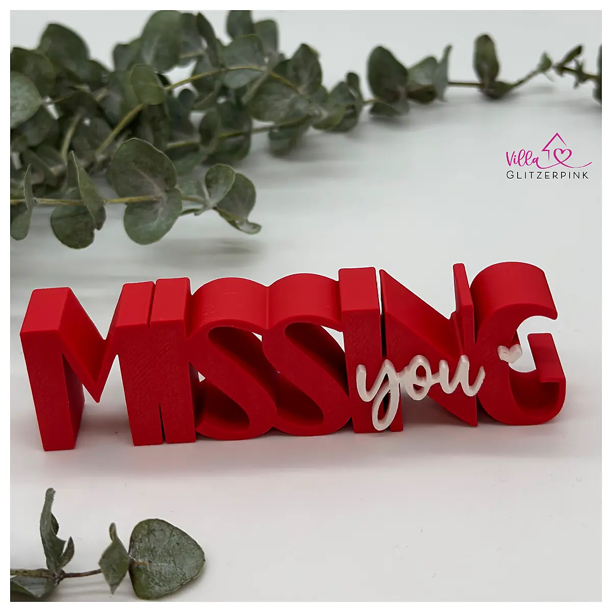 Missing You Sentiment Card Memorial Gift Remembrance Letters Love Tokens Farewell Keepsake