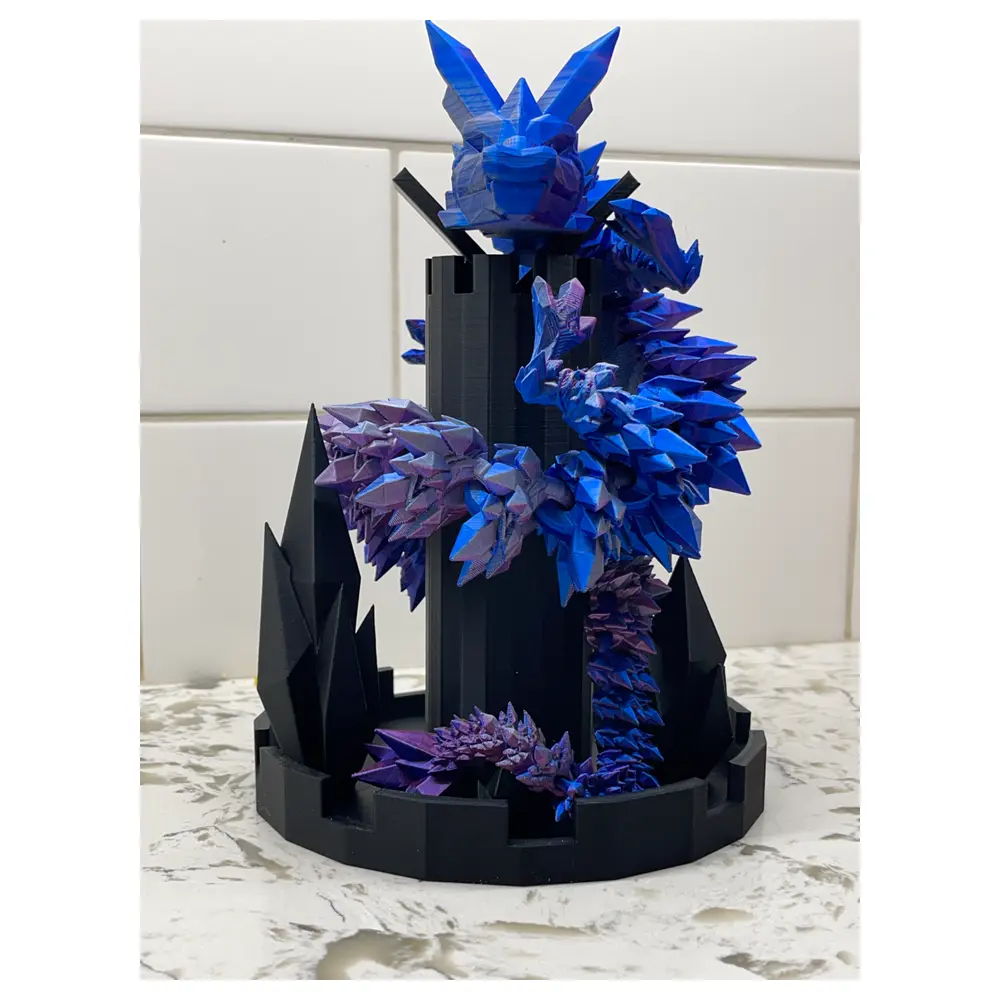 Crystal Dragon Stand Figurine Home Decor Quality Dragon Decoration Dragon Sculpture Figurine Dragon Toy