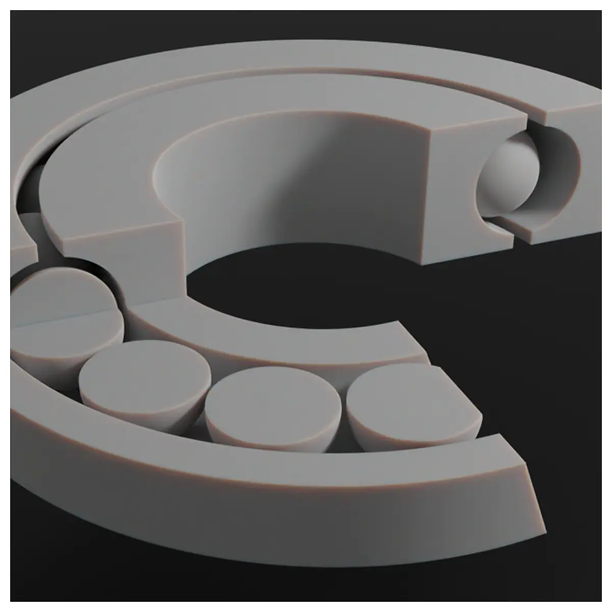 Print In Place Ball Bearings 24mm Universal Bearings Bearing Parts Repair