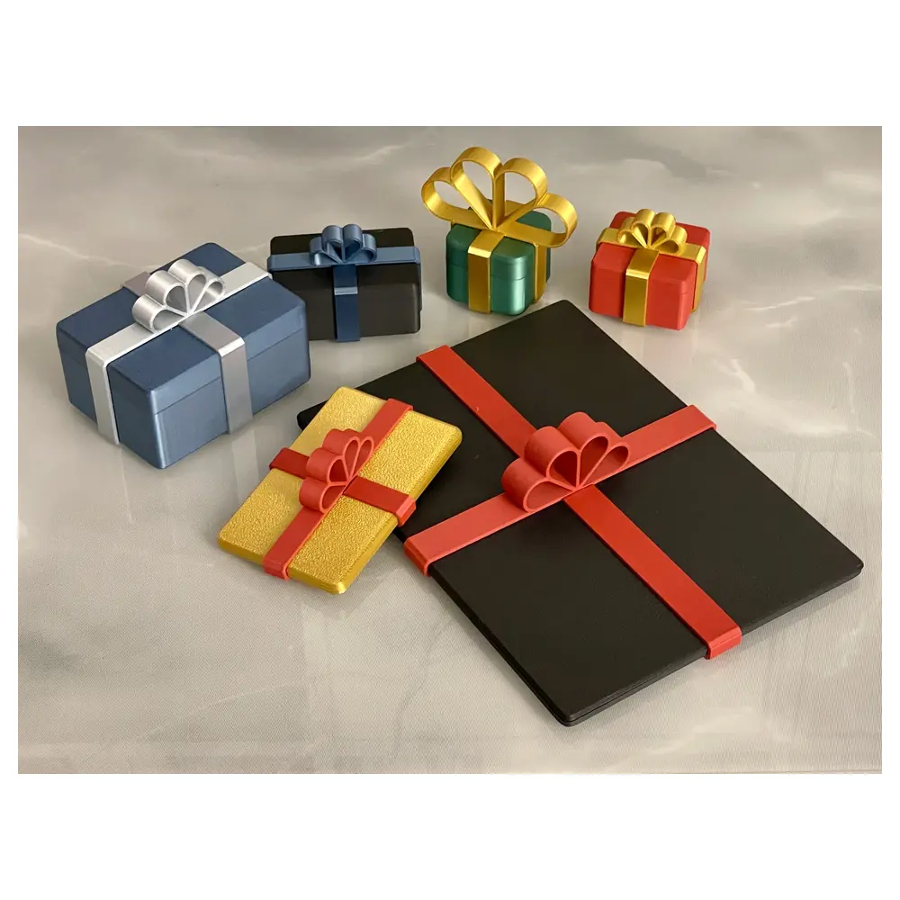 Parametric Gift Box 360 Fusion CAD Model Parts Assembly Design Blueprint Template
