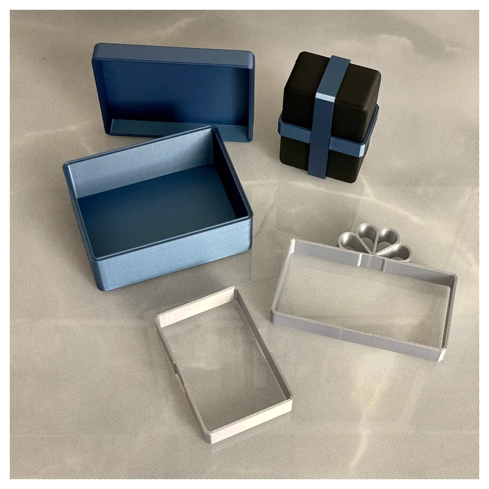 Parametric Gift Box 360 Fusion CAD Model Parts Assembly Design Blueprint Template