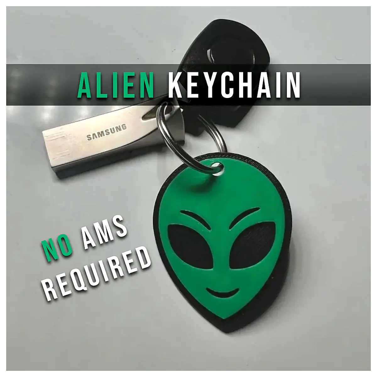 Alien Keychain Spacecraft Astronaut Keyring Cosmic Decor Parts Repair