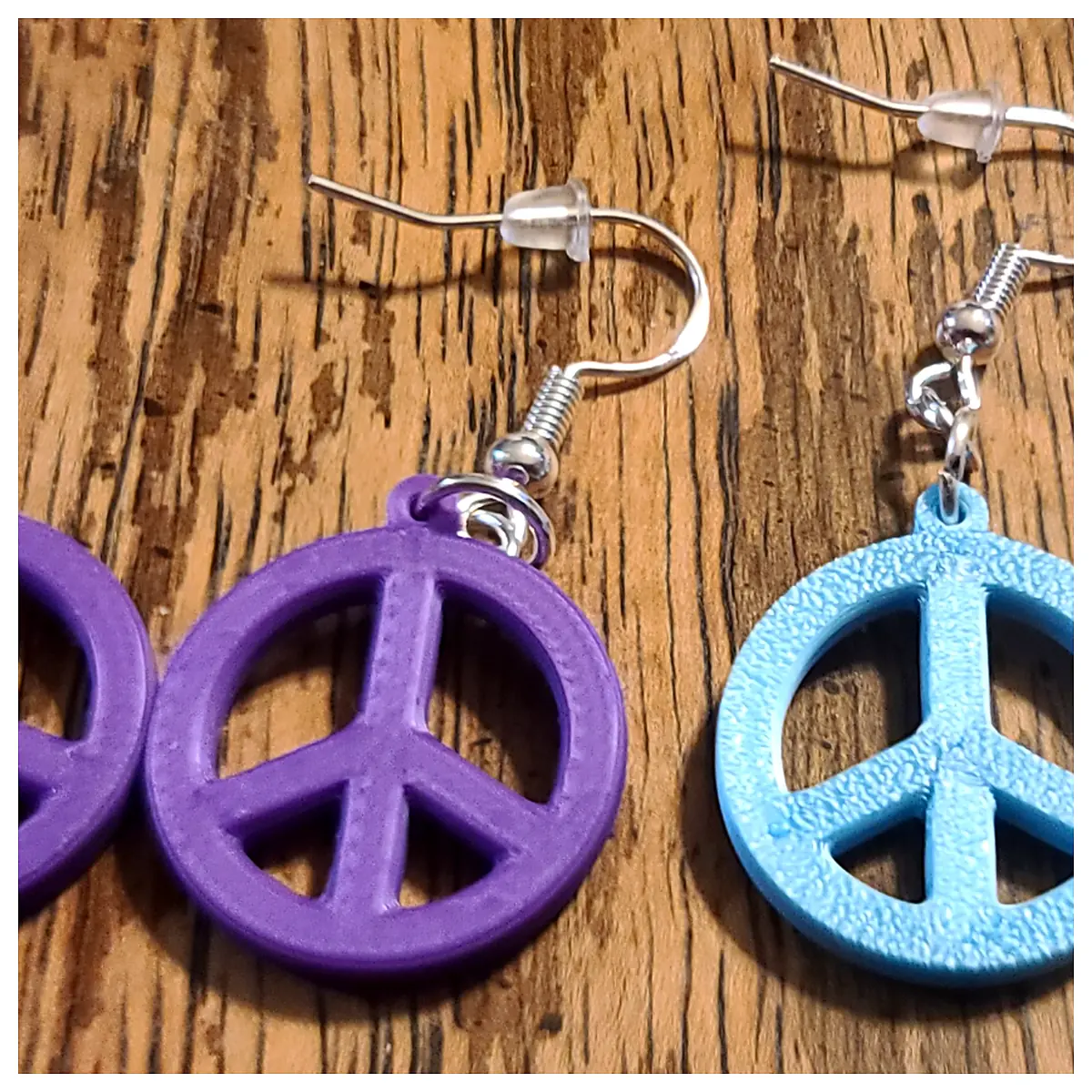 Peace Sign Earrings Universal Jewelry Gift Relaxed Elegant Accessories