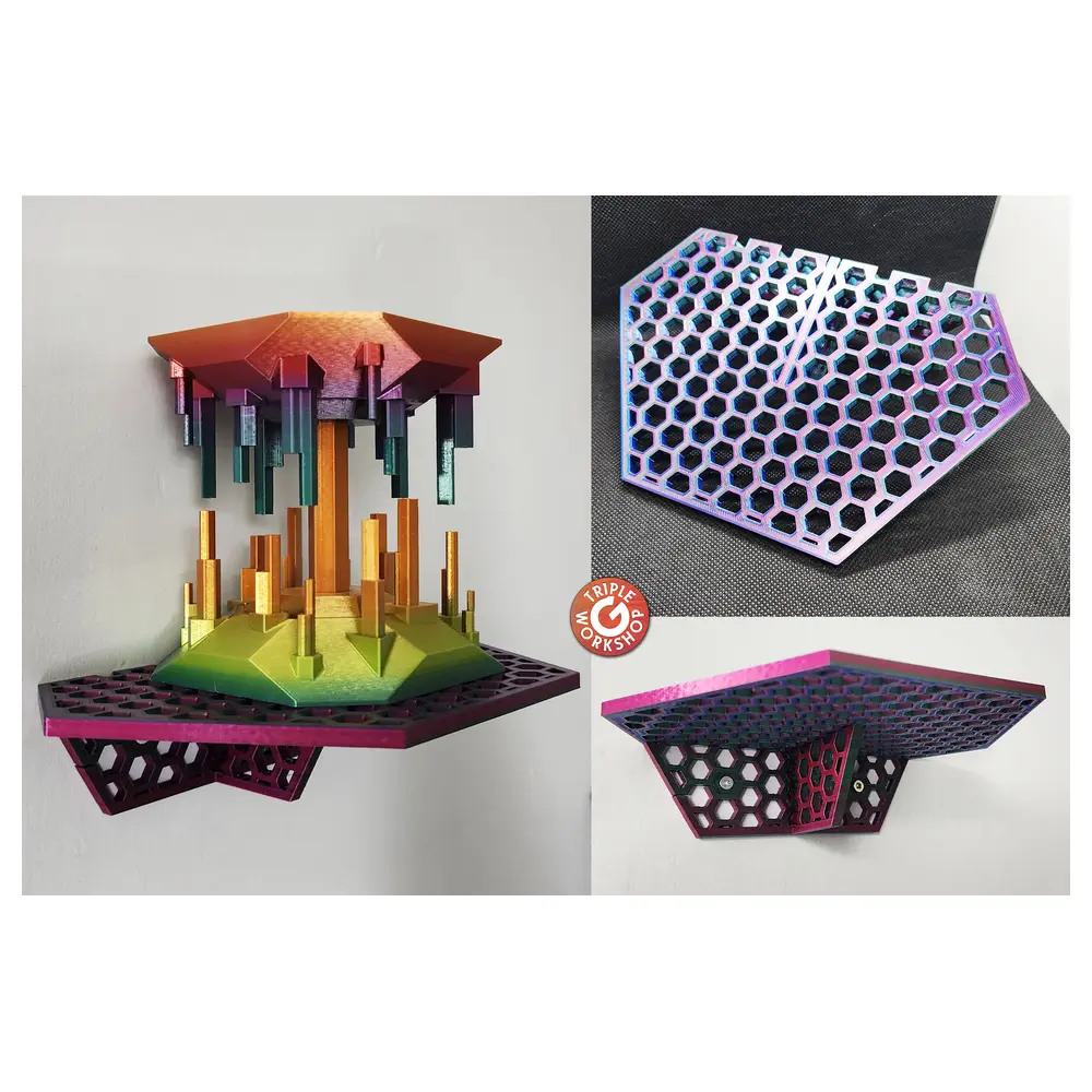Hex Wall Shelf Wall Mounted Shelves Decorative Shelves Modern Floating Shelf Storage Shelves Hanging Shelves