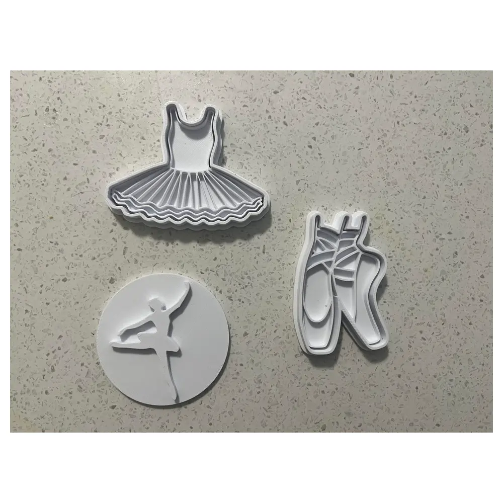 Ballet Cookie Cutters Stamps Dancer Designs Scrapbooking Crafting Baking Supplies Cookie Molds Stamp Sets
