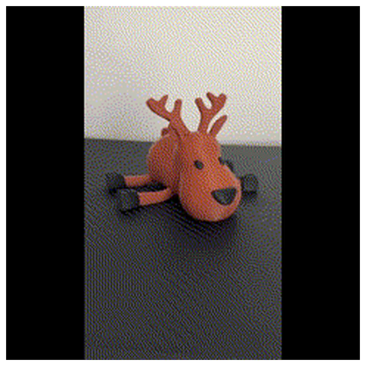 Cute Reindeer Flexi Print in Place Stickers DIY Decor Holiday Decorations Festive Stickers