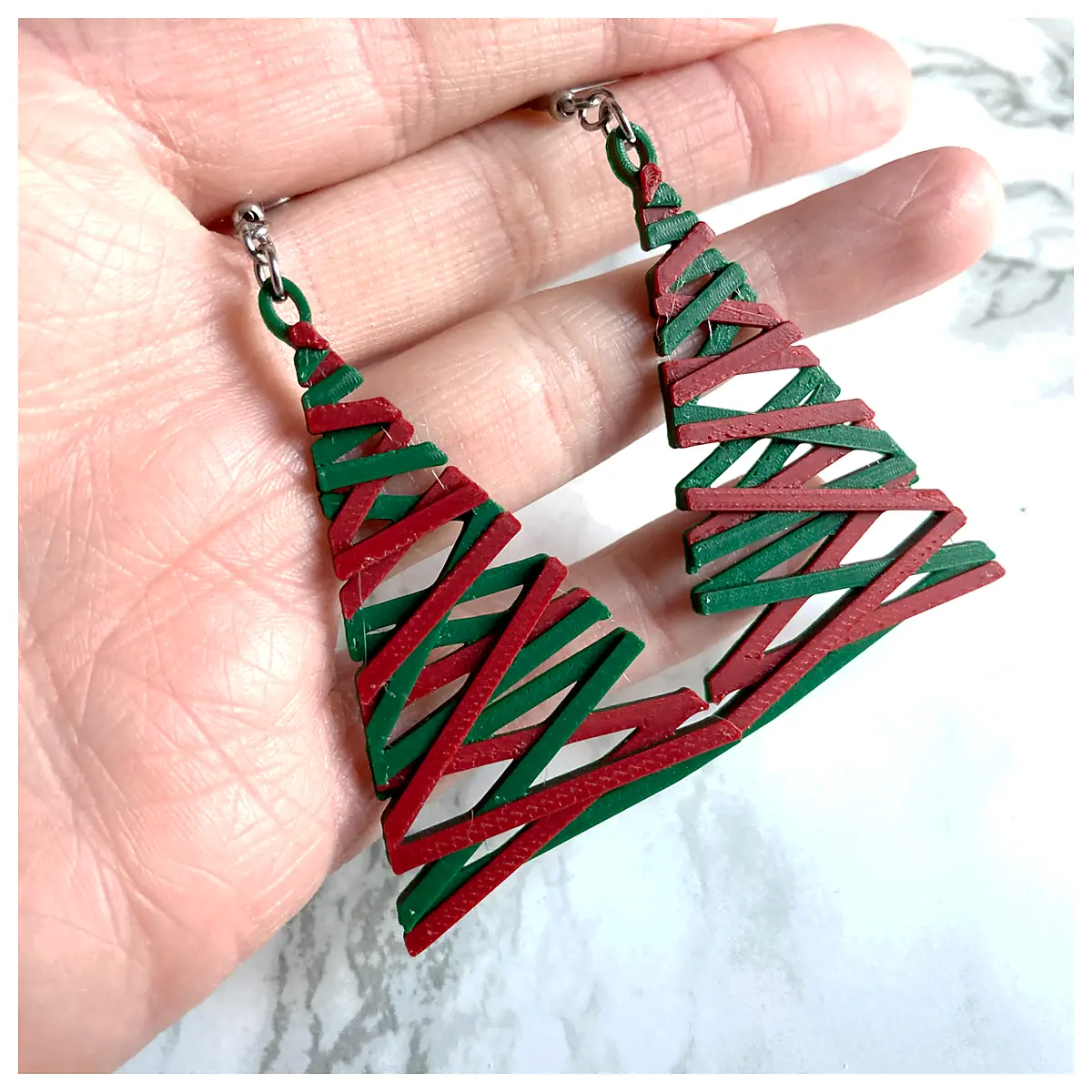 Crossed Tree Earrings Tree Leaf Earrings Women Tree Shape Earring Tree Decoration Leaf Accessories Tree Leaf Decoration Tree Leaf Accessories