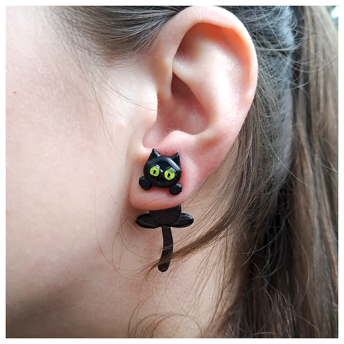 Cat Earrings Wholesale Retail Repair Parts Jewelry Elegant Trendy Ear Accessories