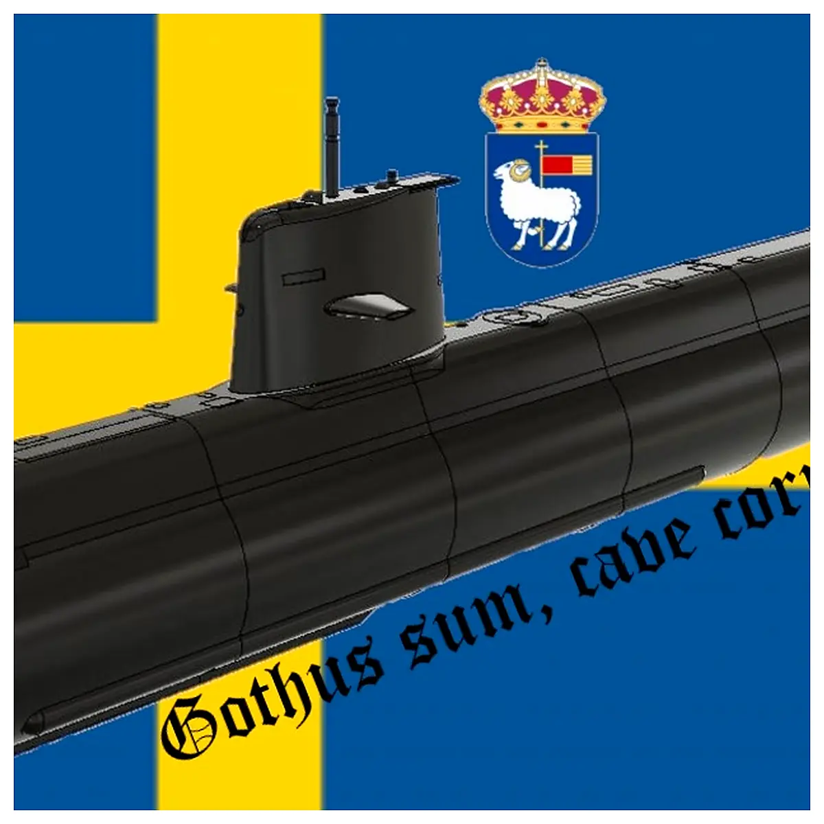 Submarine Model Military Submarine Gtd Assembly Parts Repair Simulation Toy