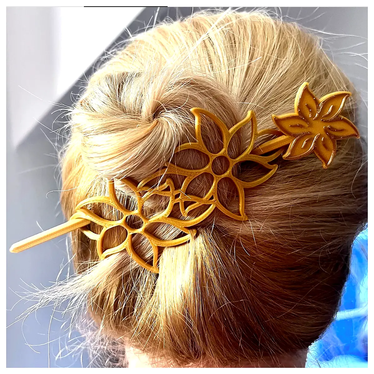 Floral Slide Hair Clip Versatile Hair Claw Clip Hair Accessory Fashion Styling