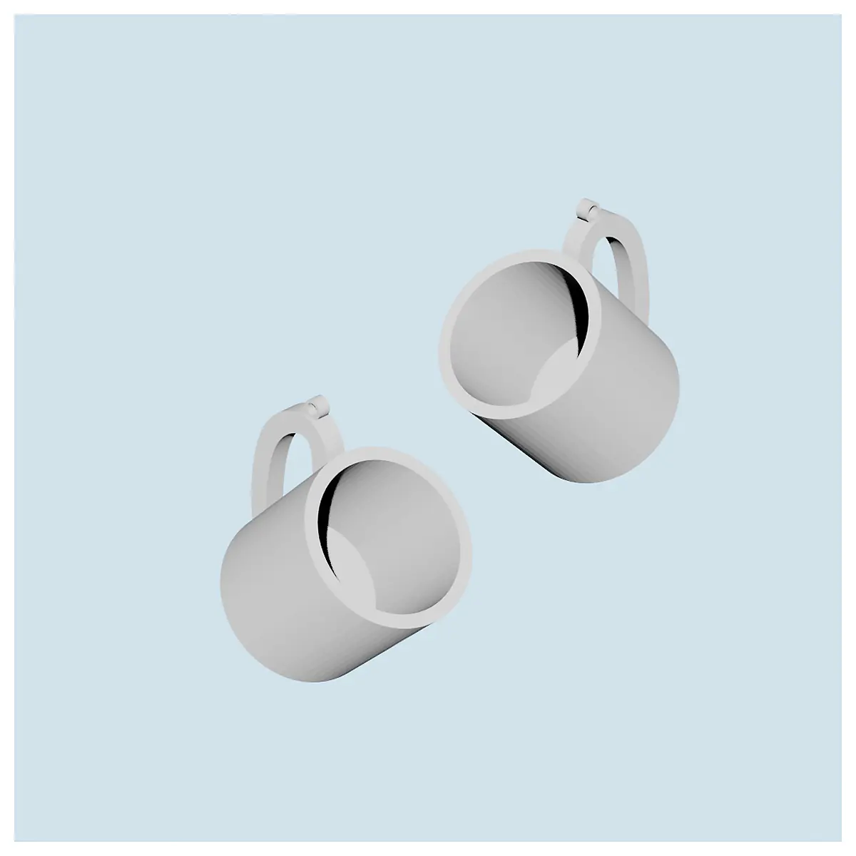 Coffee Mug Earrings Novelty Accessories Women Fashion Jewelry Ceramic Cup Decor Coffee Lovers Gift
