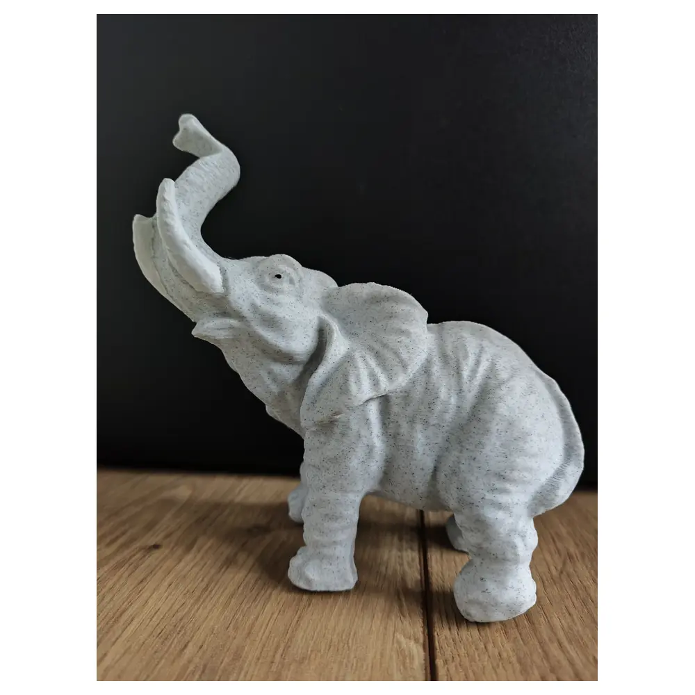 Standing Elephant Statue Sculpture Art Figurine Home Decor Animal Art Modern Sculpture Gift Idea