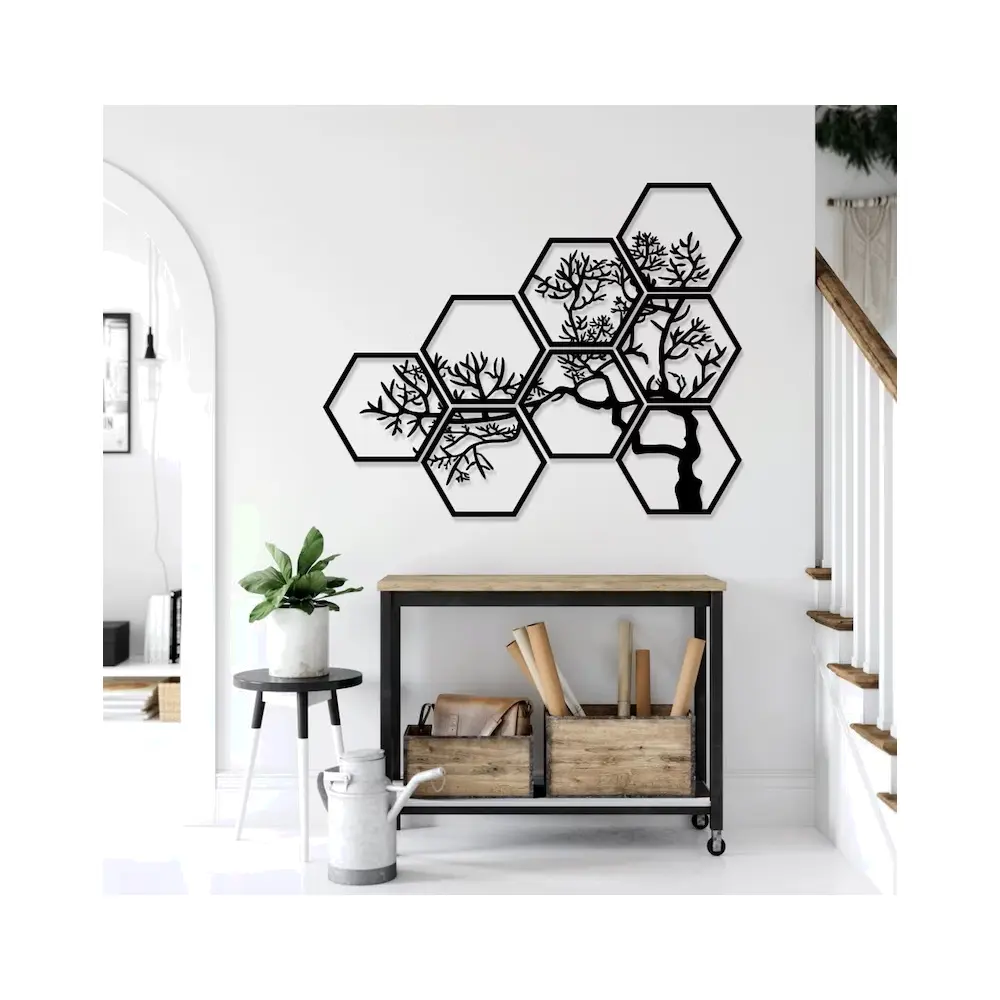 Tree Wall Art Canvas Print Natural Landscape Forest Painting Wall Decor Tree Leaf Art Wall Hanging