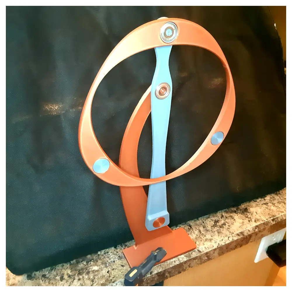 Double Pendulum Clock Physics Experiment Science Toy Pendulum Movement Educational Tool Chaos